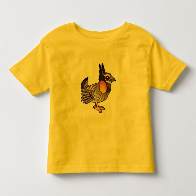 Camiseta Infantil Maior Pradaria-Galinha de Birdorable (Frente)