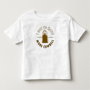 Camiseta Infantil MAIS COWBELL - engraçado/humor/música/música