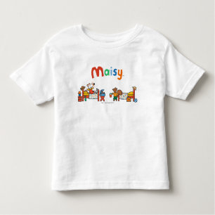 Camiseta Infantil Maisy e Cyril vão na cena das férias