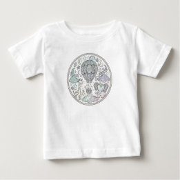 Camiseta Infantil Mandala Balão de Ar Quente Capri