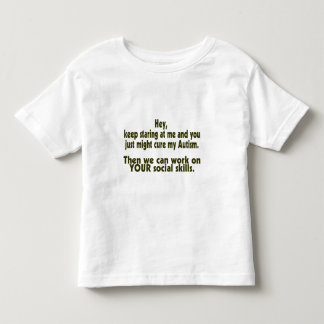 Camiseta Infantil Mantenha olhar fixamente então nós pode trabalhar