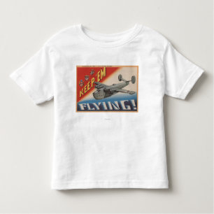 Camiseta Infantil Mantenha-os Flying/PB2Y-2