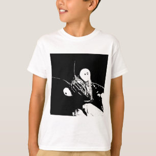 Camiseta Infantil - Mantis Preto e Branco
