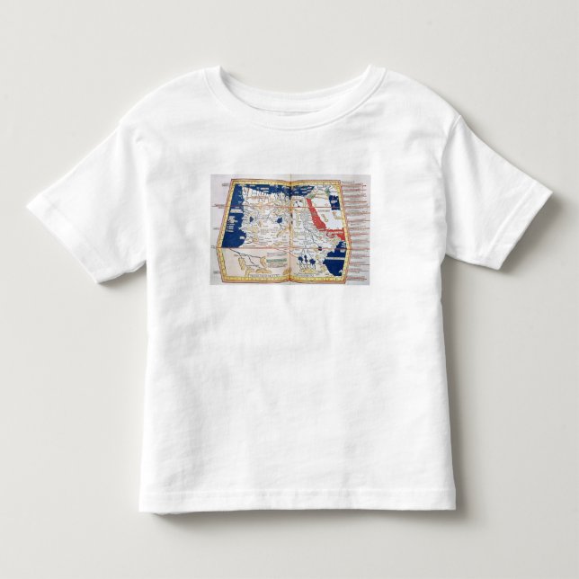 Camiseta Infantil Mapa de África (Frente)