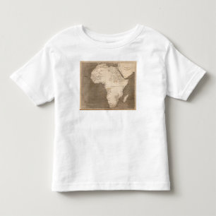Camiseta Infantil Mapa de África por Arrowsmith