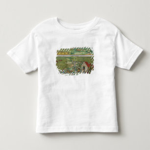 Camiseta Infantil Mapa de Cadiz, de "Civitates Orbis Terrarum" por G
