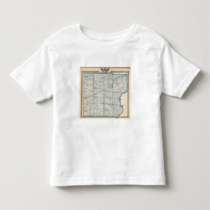 Camiseta Infantil Mapa do Condado de Clark