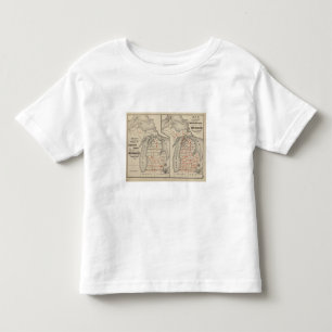 Camiseta Infantil Mapas que mostram os distritos parlamentares