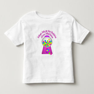 Camiseta Infantil Máquina de Goma de Bolhas