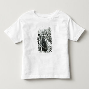 Camiseta Infantil Margaret Roper tirando a licença do pai dela