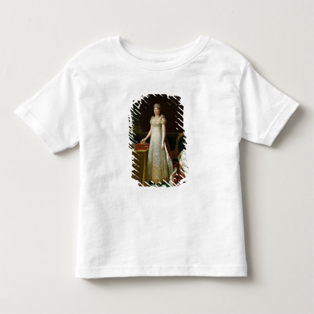 Camiseta Infantil Marie-Louise de Habsburgo Lorena, 1814 (Frente)