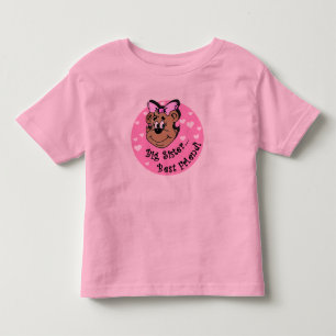 Camiseta Infantil Melhor amigo da irmã mais velha do urso
