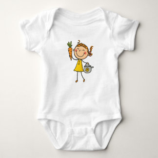 Camiseta Infantil Menina de Jardim de Desenho Anim