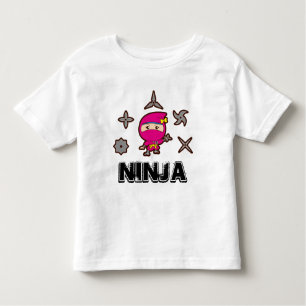 Camiseta Infantil Menina de Ninja