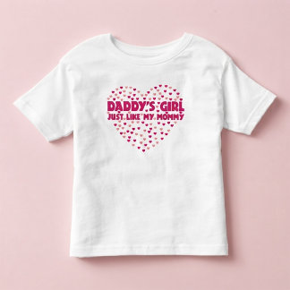 Camiseta Infantil Menina do Papai Igual à Minha Ma