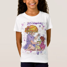 Camiseta Infantil Menina e Boneca 