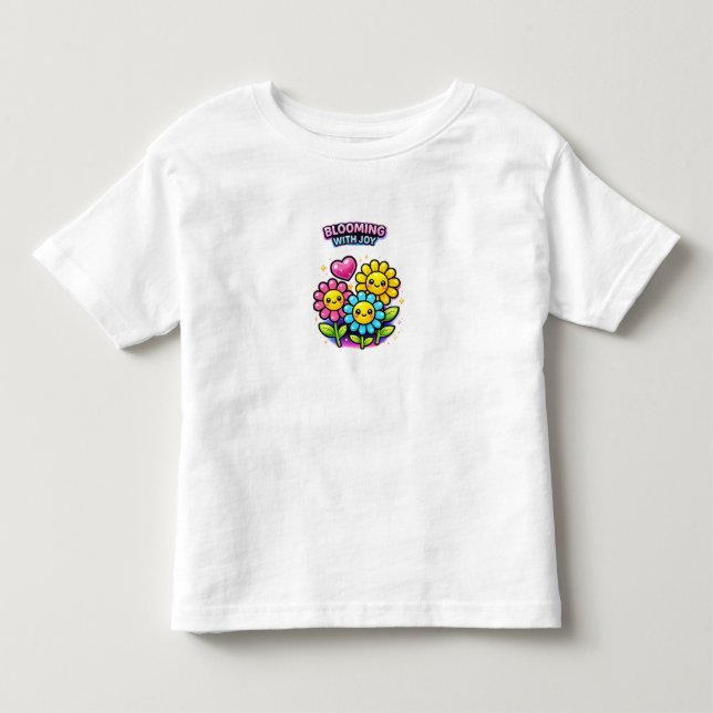 Camiseta Infantil Menina Fofoqueira – Flores de Al (Frente)