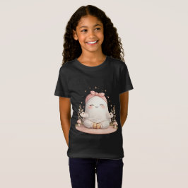 Camiseta Infantil Menina Meditação Fofa – Yoga Ado