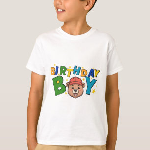 Camiseta Infantil Menino de Aniversário Cute Tee M