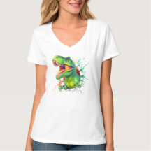 Camiseta Infantil Menino Smash Parede Dinossauro T