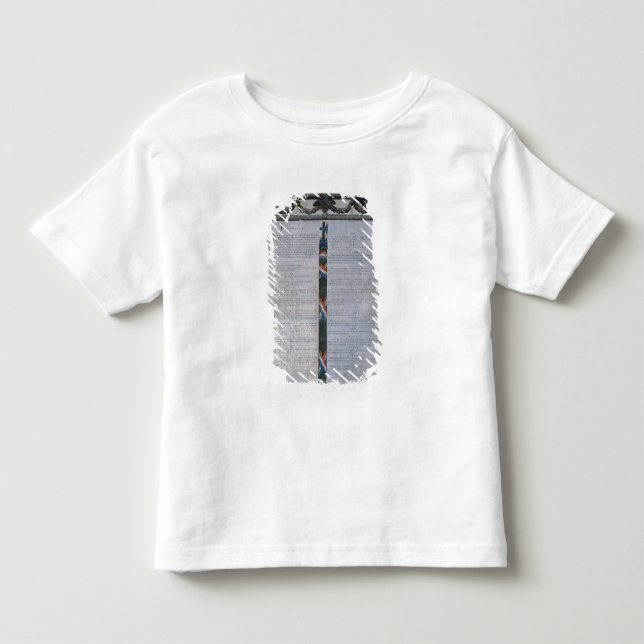 Camiseta Infantil Mesa da Declaração dos Direitos do Homem (Frente)