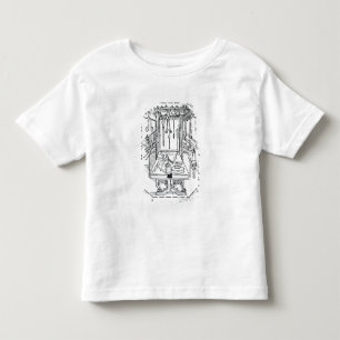 Camiseta Infantil Mesa de funcionamento e instrumentos cirúrgicos,