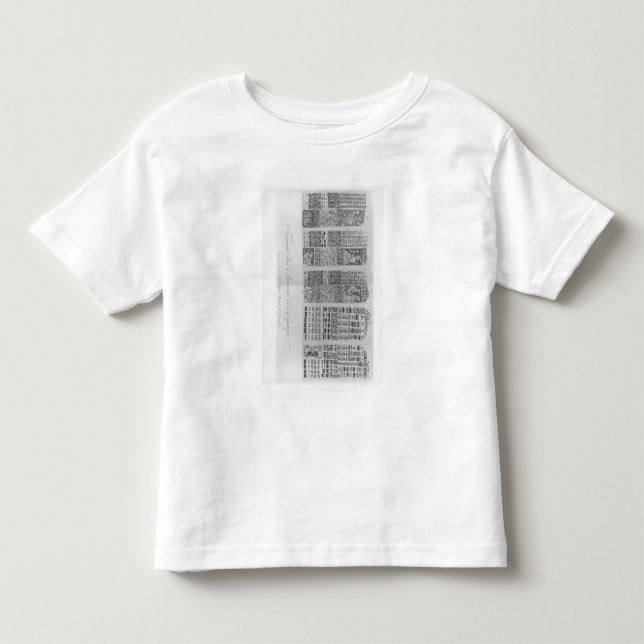 Camiseta Infantil Mesas astronômicas maias com os eclipses (Frente)