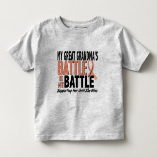 Camiseta Infantil Meu cancer uterina da avó demasiado grande da
