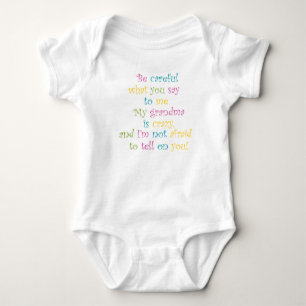 Camiseta Infantil "Minha Avó é Louca"