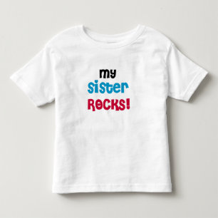 Camiseta Infantil Minha Irmã Rocks