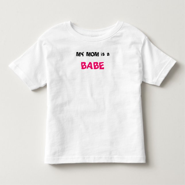 Camiseta Infantil MINHA MAMÃ é a, BORRACHO (Frente)