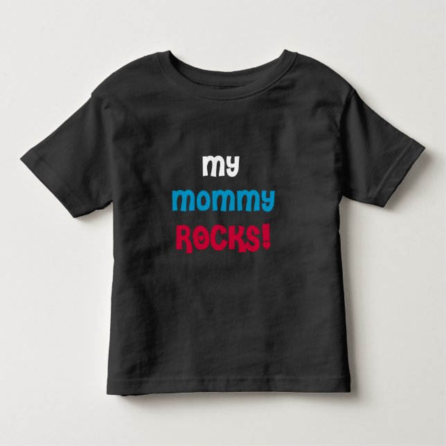 Camiseta Infantil Minhas Rochas da Mamãe (Frente)