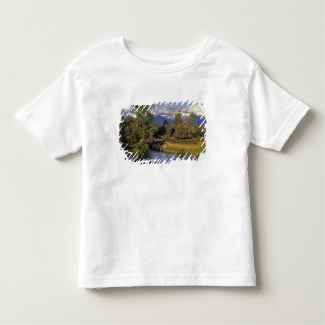 Camiseta Infantil Mission Creek atravessa o National Bison (Frente)