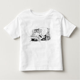Camiseta Infantil Misturador de cimento