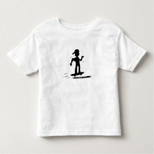 Camiseta Infantil Miúdo do patinador - nd