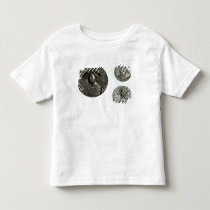 Camiseta Infantil Moedas que descrevem Henry VIII e Anne Boleyn