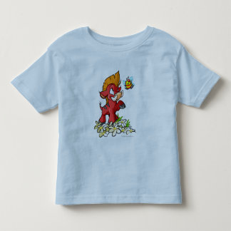 Camiseta Infantil Moehog vermelho e zumbido