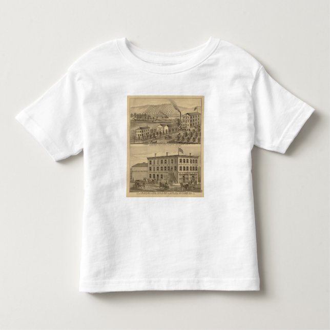 Camiseta Infantil Moinhos de lã de Clermont (Frente)
