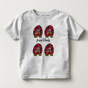CAMISETA INFANTIL MONSTER LADYBUG KIDSHIRT