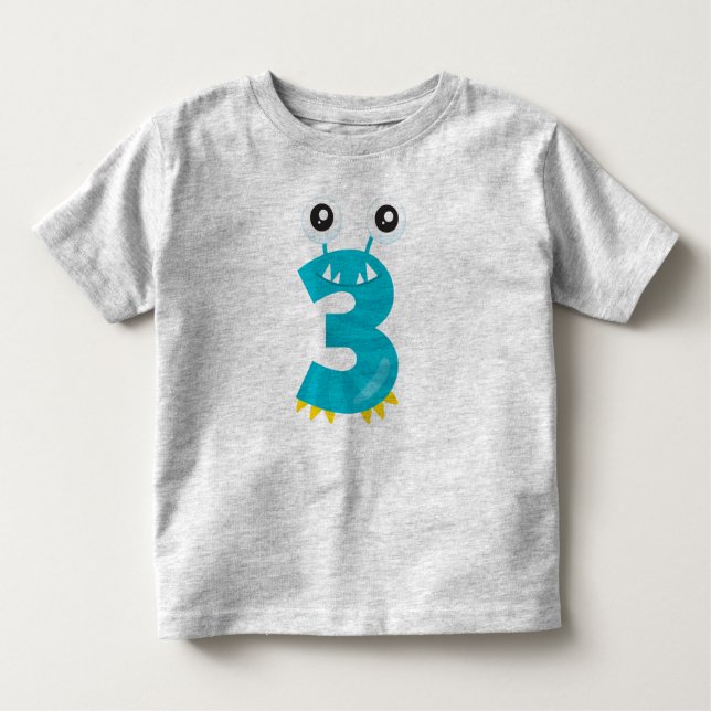 Camiseta Infantil Monstro 3 (Frente)