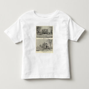 Camiseta Infantil Monte cor-de-rosa, residência de Judd