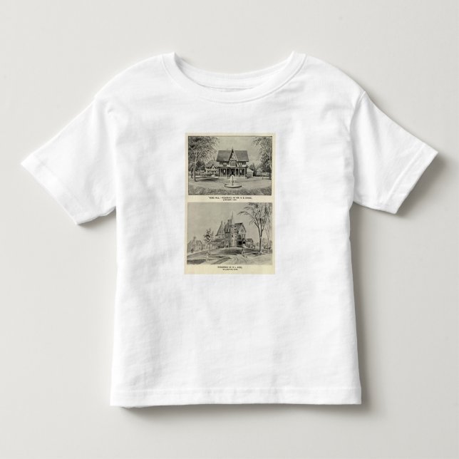 Camiseta Infantil Monte cor-de-rosa, residência de Judd (Frente)