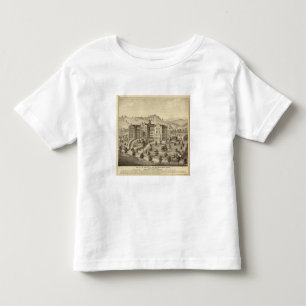 Camiseta Infantil Monte de Chantal, perto da roda, West Virginia