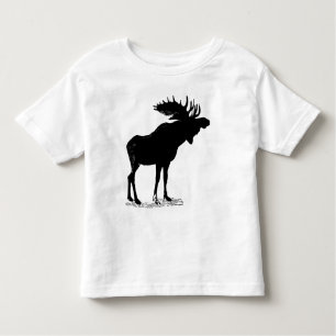 Camiseta Infantil Moose Silhouette