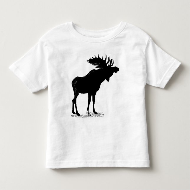Camiseta Infantil Moose Silhouette (Frente)