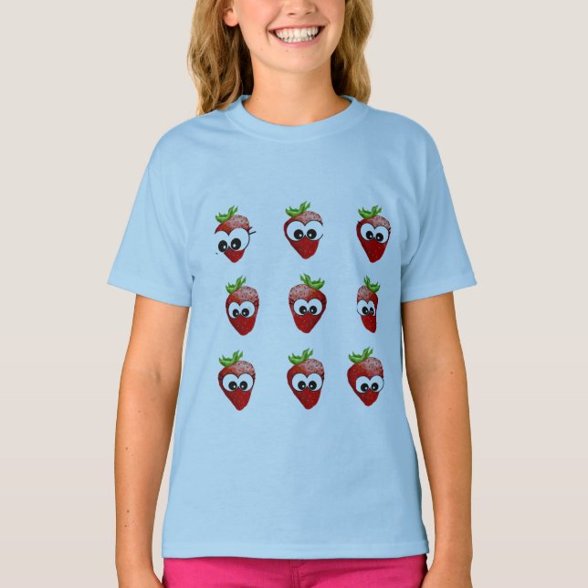 Camiseta infantil: Morango Camiseta Infantil (Frente)