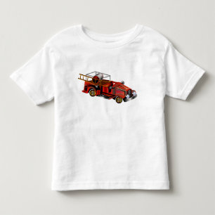 Camiseta Infantil Motor de Fogo "adicione o seu próprio nome"