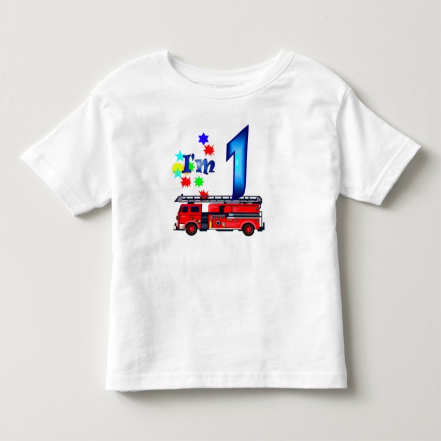 Camiseta Infantil Motor de primeiro aniversario (Frente)