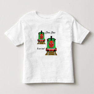 Camiseta Infantil Motor de tanque Choo, trem de Choo eu sou o
