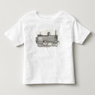 Camiseta Infantil Motor locomotivo, gravado por J.W. Lowry